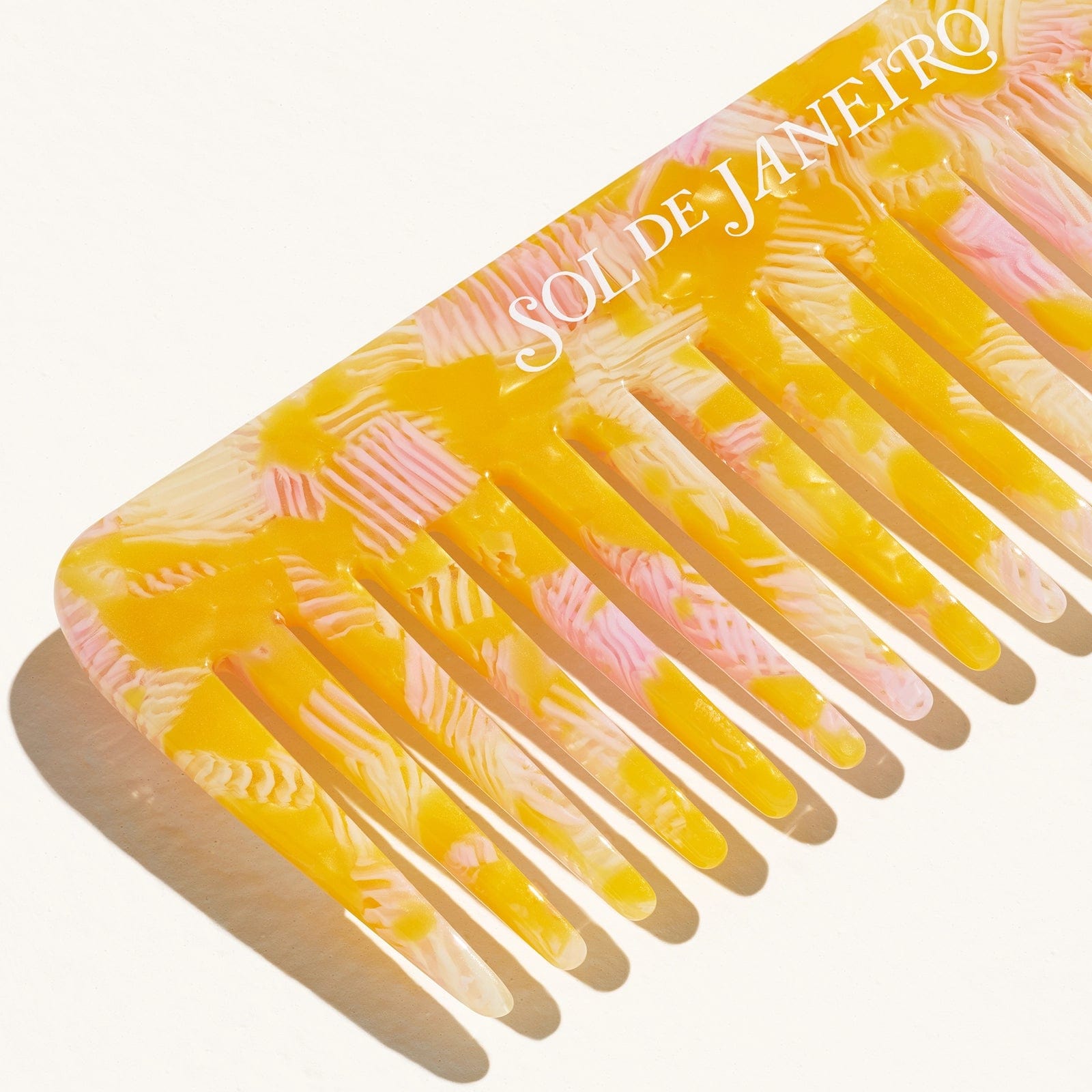 SOL Yellow Wide Tooth Comb | Online Exclusive. Limited Edition - Image 2